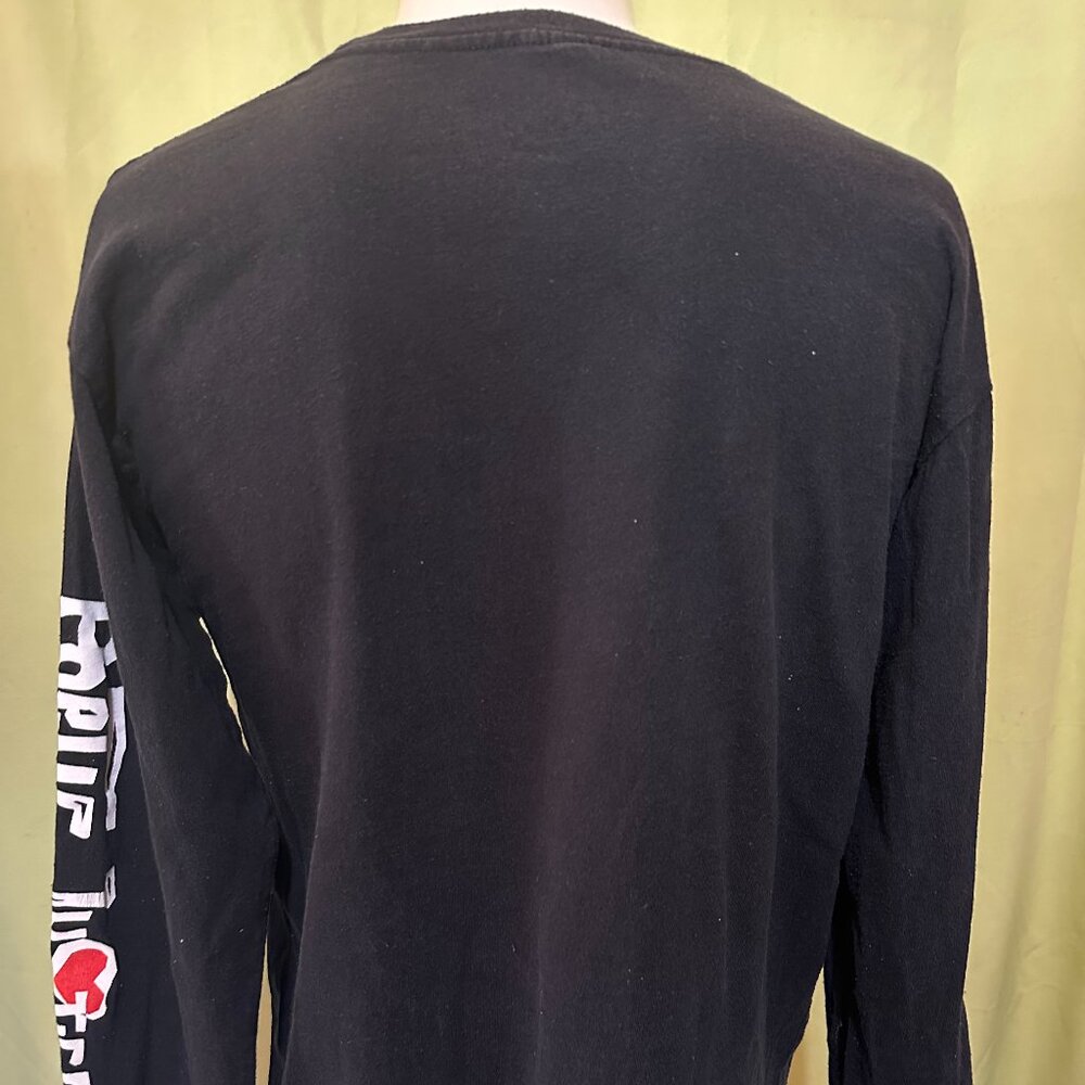 Tupac Shakur Poetic Justice 2020 Men's Black Long Sleeve Shirt Large Cotton Poly - Picture 2 of 4